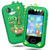 Gocina Kids Phone for Boys, Touchscreen Kids Smartphone with Camera Games, Christmas Birthday Gifts Phone Toy for Ages 3-8, Travel Preschool Learning Toy (Green) view 1