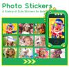 Gocina Kids Phone for Boys, Touchscreen Kids Smartphone with Camera Games, Christmas Birthday Gifts Phone Toy for Ages 3-8, Travel Preschool Learning Toy (Green) view 3