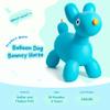 ZOOJOY Bouncy Animal Hopper, Blue Balloon Dog Bouncy Horse for Toddlers 18M+, Inflatable Ride-on Hopping Toys with Pump for Indoor & Outdoor Play, 2 3 4 5 6 7 Years Birthday Gift for Boys & Girls view 2