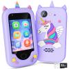 Gocina Kids Smart Phone, Touchscreen Kids Phone Toys for Girls 3-8 Years Old,Toddler Learning Phone with Camera, Music Player, Game and 32GB Card, Christmas Birthday Gifts view 1