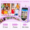 Gocina Kids Smart Phone, Touchscreen Kids Phone Toys for Girls 3-8 Years Old,Toddler Learning Phone with Camera, Music Player, Game and 32GB Card, Christmas Birthday Gifts view 3