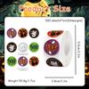 1000 Sheet Halloween Stickers 2 Roll Ghost Bat Cute Stickers 1 Inch 18 Patterns Cut Self-Adhesive Round Seal Label Durable Decal for Kids Scrapbooks Journals Laptops Phone Case Decor view 2
