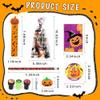 168 PCS Halloween Party Favors for Kids 24 Pack Halloween Stationery Set for Boys Girls Party Supplies School Classroom Rewards Prizes, Bluk Halloween Toys for Trick or Treat Gifts Goodie Bag Fillers view 3