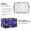 Nander 4th Of July Large Storage Baskets for Shelves,1Pcs Fabric Closet Organizers and Storage Bins with Handles Home Organization for Organizing Clothes Toy Nursery view 2
