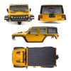 9imod RC Body Shell 6.1 in Wheelbase Shell - ABS Hardtop Body Kit with Front Rear Bumpers for 1/18 RC Crawler Chassis TRX4M Bronco Defender (Yellow) view 2