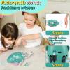Electric Dancing Octopus Baby Toy, Dancing Squid Crawling Toys,Automatic Evasion Octopus Toy with Led Light and Music, Interactive Entertainment for Baby Sensory Development Birthday Gifts(Green) view 4