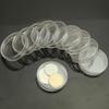 CATHATRR Round Coin Storage Box 35mm Small Items Collection Holder for Jewelry Earrings Organization Collection Coin Storage for Car view 1