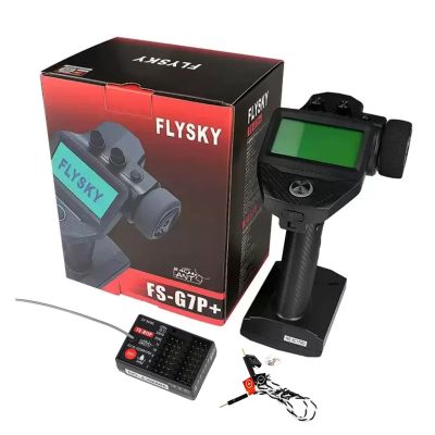 HTLNUZD New Flysky FS-G7P+ Transmitter with FS-R11P Receiver 10 Channel for Cars and Boats