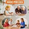 1000-piece Broken Series-Sacred Heart of Mary Adult Wooden Puzzle, Intellectual Challenge, Stress-Relieving Puzzle, Relaxing Family Activity, Decoration, Size: 29.5 x 19.7 in view 4