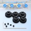48P 25T 26T 27T 28T 29T Pinion Gear Sets with Screwdrivers for 3.175mm Shaft Brushless Brush Motor Compatible with Arrma HPI Kyosho Losi Axial Traxxas Tamiya 1/10 RC Car Monster Truck Buggy view 4