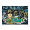 1000-piece Alien Space Poker Party Adult Wooden Puzzle, Intellectual Challenge, Stress-Relieving Puzzle, Relaxing Family Activity, Decoration, Size: 29.5 x 19.7 in view 1