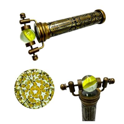 Brass Marble Ball Kaleidoscope Handmade Antique Nautical Kaleidoscope for Kids, Unique Graduation for Husband, Working Kaleidoscopes Nautical Collectibles