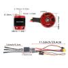 JTLB RC Brushless Powertrain Combo Fit for Axial SCX10 1/10 RC Crawler Car Motor ESC 80A Upgrades Parts view 2