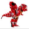 Armorsaurs Armor-Up T-Rex Dinosaur Ajax Toy Figure with 7 Removable Armor Pieces, Tail-Triggered Chomp, Pilot Pod Compatible, 8.7" Hx17.9 L, Kids, Boys, Girls, Ages 6+ view 1
