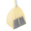 Broom with Dustpan Combo Set, mini Broom and Dustpan Set, Kids Dustpans Set Soft Fur Plastic Small Brooms Dustpans for Baby Kids Kindergarten (Yellow) view 4