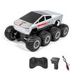 wheelfun 1/18 2.4G Remote Control Stunt Pickup Truck Q218 8 * 8 RC Amphibious Vehicle Waterproof All Terrain Controlled Off Road Car RTR Hobby Grade Model for Adult Hobby(Silver) view 1