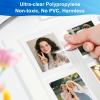 2x3 Photo Album, Refillable PU Leather A5 Photo Binder with Adjustable Pages, 200 Pockets for Fujifilm Instax Mini 12 11 9 40 99 90 8 7 Evo LiPlay, Polaroid Snap PIC-300 Z2300 Instant Cameras (White) view 4