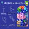 100pcs Hawaii Balloons Garland Arch Kit with Balloons for Birthday Decorations,Party Supplies for boys Girls (Hawaii) view 4