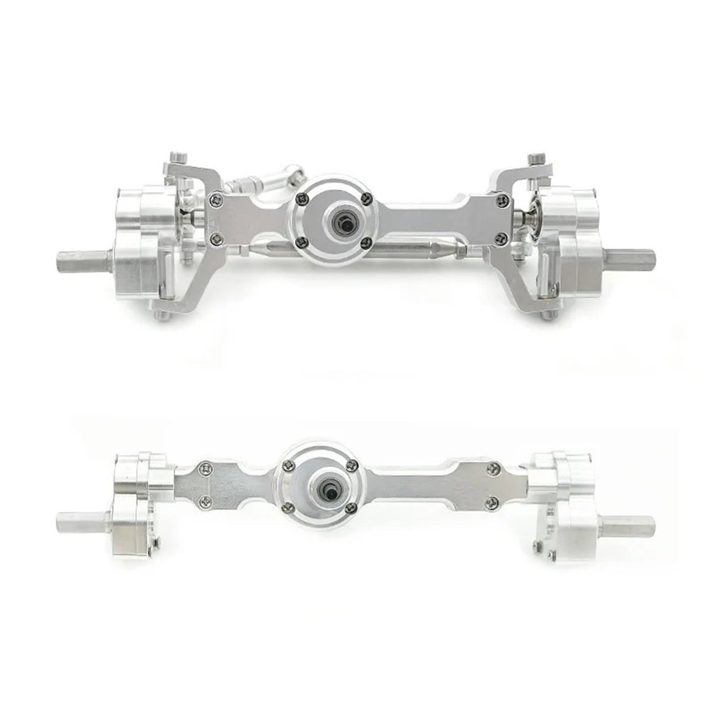 Aluminum Alloy CNC Anodized Full Metal Front Rear Portal Axle For 1/12 MN MN99S MN98 D90 D91 D99 D99S MN90 RC Car Upgrade(WHITE)