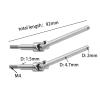 2pcs Metal Front Axle Drive Shaft CVD Drive Shaft For MN128 MN86 MN86S MN86K MN86KS MN G500 1/12 RC Car Upgrade Parts Accessorie view 4