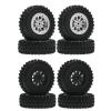 For MN D90 MN98 MN99S MN82 WPL C14 C24 C34 B14 B24 70mm Tire Clamp Wheel RC Car Upgrade Parts Accessories(Black) view 2