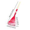 Sdlnklm Mini Garden Tool Outdoor Easy to Use Practical Portable Compact Gardening Toy Beach Snow Field Toy for Garden Flower Planting, Leaf Rake view 3
