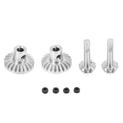 4Pcs Steel Front And Rear Axle Bridge Gear Drive Shaft Gears Set For WPL B24 B36 C14 C24 MN D90 MN99S Upgrade Parts