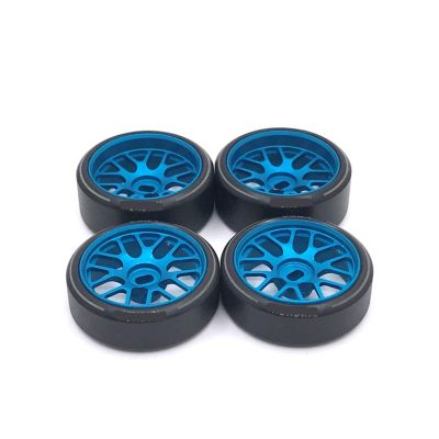 27mm Drift Wheels For WLToys 1/28 K969 K979 K989 K999 P929 P939 284131 Iw04m Iw02 Rm02 Rm03 Dgawd MINI-Q RC Car Parts(Blue)