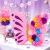 27" Extra Large Butterfly Pinata with Stick and Blindfold for Themed Party Decoration, Spring Party Supplies view 2