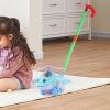 Bffcnl Push Along Toy Airplane Trolley for Learning Activities for Ages 1-3, Blue view 3