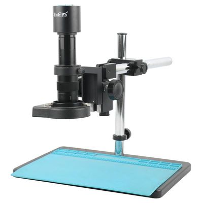 1pc 55MP 48MP 2MP 4K 1080P 60FPS HDMI VGA USB Type C Video Microscope Camera 180X Zoom C-Mount Lens for Soldering Repair(HDMI VGA Set)