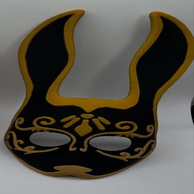 3d Printed Hare Masqurade Mask