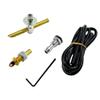 Gracilaria RC Boat Water Cooling Kit Water Outlet and Inlet Pink Up Nozzle Water Cooling Nozzle with Cooling Pipe Tube for RC Boat DIY Model Ship Motor Water Cooling System Part (Black) view 1