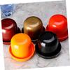 ERINGOGO 4 Sets Broken Resistant Thicken Dice Cups with Dices Pearl Color Ktv Bar Cheating Dice Box for Fun Games view 2