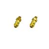 Gracilaria 2PCS RC Boat Brass Water Cooling Nozzle Water Nipple Faucet Fuel Nozzle for RC Boat DIY Model Ship Building Part (M3) view 2