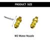 Gracilaria 2PCS RC Boat Brass Water Cooling Nozzle Water Nipple Faucet Fuel Nozzle for RC Boat DIY Model Ship Building Part (M3) view 3