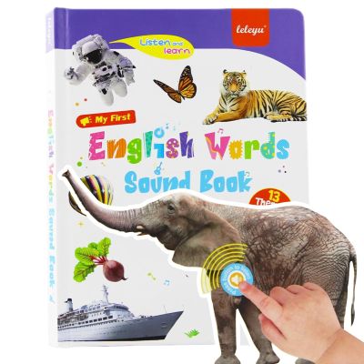 English Words Sound Book for Toddlers 3-6 | 470+ Words & Phonics Learning Toy | Interactive Speak & Spell with Sounds & Pictures | 21 Themes | 2026 Educational Gift