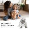 ERINGOGO Interactive Plush Bird Hand Puppet Soft Washable Owl for Storytelling Role Play Imaginative Play for Cuddling and Entertainment view 4
