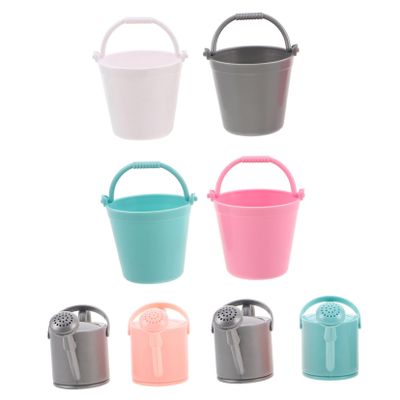 Toyvian 1 Set Mini Watering Can for Lightweight Garden Watering Tool Adorable Miniature Bucket for Play Small Scale Gardening for Creative Activities and