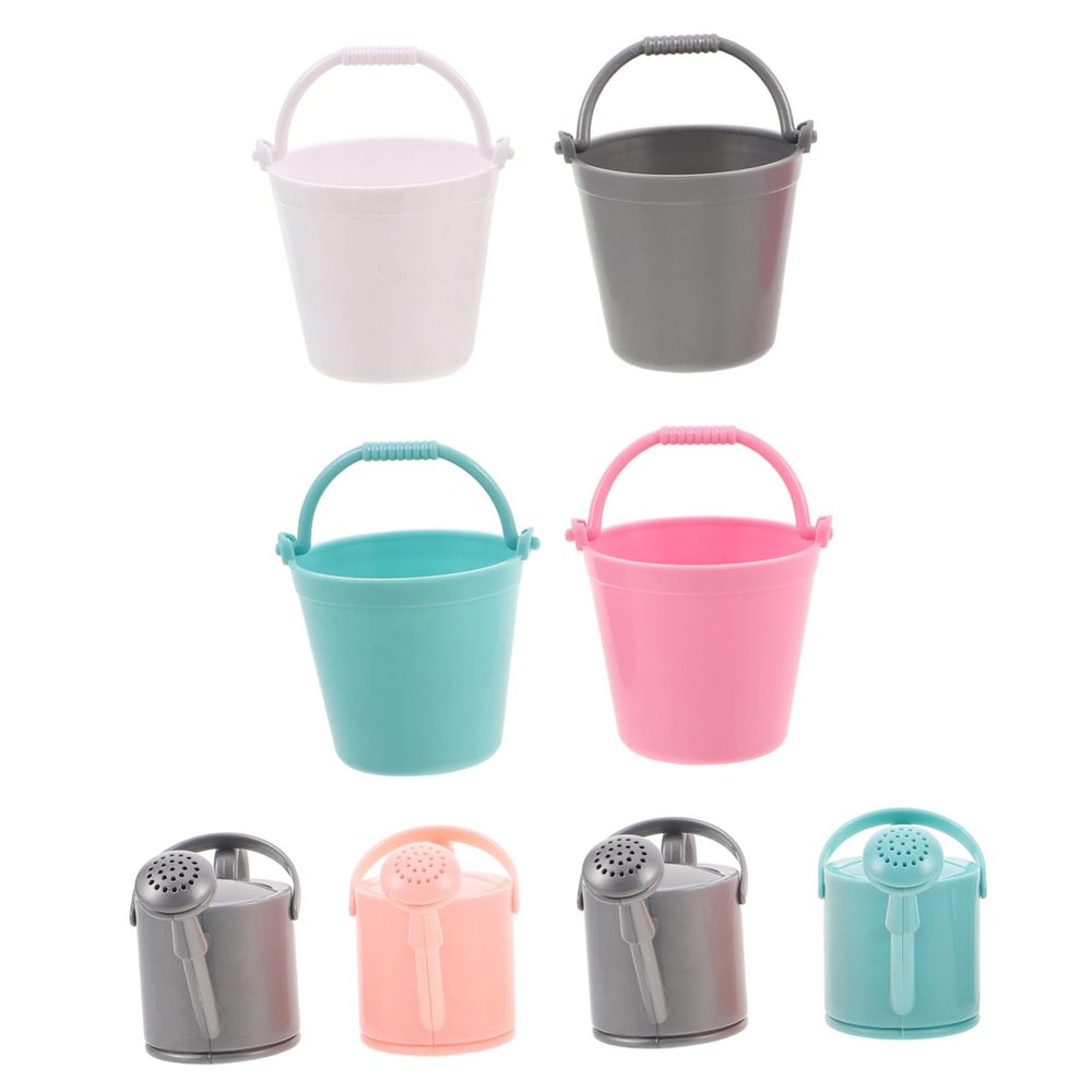 Toyvian 1 Set Mini Watering Can for Lightweight Garden Watering Tool Adorable Miniature Bucket for Play Small Scale Gardening for Creative Activities and