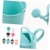Toyvian 1 Set Mini Watering Can for Lightweight Garden Watering Tool Adorable Miniature Bucket for Play Small Scale Gardening for Creative Activities and view 3