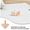 Toyvian 10pcs DIY Wooden Spinning Tops Safe Craft Kits for Enhance Hand Eye Coordination with Handmade Wood for Indoor Outdoor Fun view 3