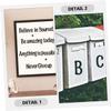 EPIGEIST 6 Sheets Self Adhesive Letter and Number Stickers of Vinyl Alphabet Decals for Mailbox Bulletin Board Classroom Home Decor Durable and Fade Resistant Design Black Uppercase view 3