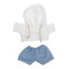 ERINGOGO Plush Doll Clothes Set Cute Bear Hoodie Pants Outfit for Dolls Soft for Easy Changes Design for Year Playtime Fits Stuffed Animals view 1