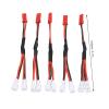 Alomejor 5pcs JST to PH 2.0 Connector, 105mm Copper Cables 22AWG Extension Wire for RC Motor ESC Power view 3