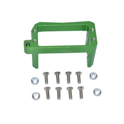 RC Repair Parts Compatible with LOSI for Lasernut U4 for Tenacity DB TT Pro 1/10 RC Car Upgrade Parts Metal Servo Mount Servo Fixed for Seat Tray(Green)
