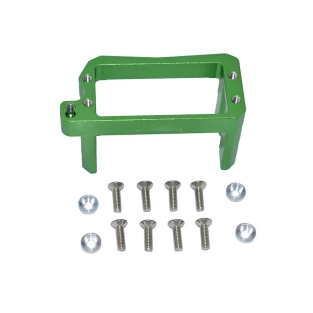 RC Repair Parts Compatible with LOSI for Lasernut U4 for Tenacity DB TT Pro 1/10 RC Car Upgrade Parts Metal Servo Mount Servo Fixed for Seat Tray(Green)