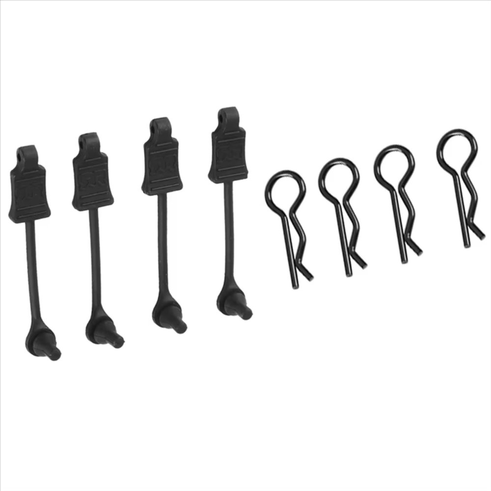 MYHWDRNU RC Car Parts Compatible with Limitless for Typhon for Kraton 1/7 1/8 RC Car Parts Rubber Body Clip Retainer Shell Fixed Buckle Lock AR390178