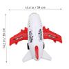 Abaodam Airplane Learning Red Inertial Aircraft Model for Interactive Play Stimulates Imagination Creativity for Boys and Ages and Up view 2