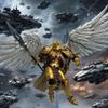 BEERISE WH Parts Helmet Accessories BA - Sanguinius Primarch - PVC Soft Rubber Model Accessories Applicable to JOYTOY Products - Age 15 + view 4